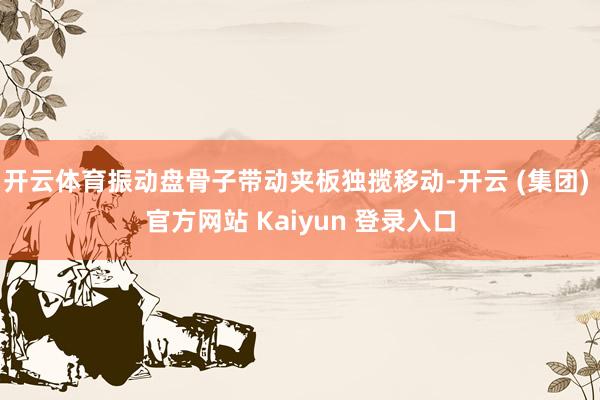 开云体育振动盘骨子带动夹板独揽移动-开云 (集团) 官方网站 Kaiyun 登录入口
