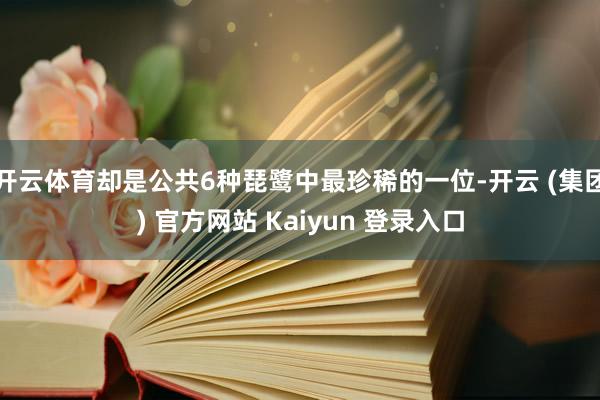 开云体育却是公共6种琵鹭中最珍稀的一位-开云 (集团) 官方网站 Kaiyun 登录入口